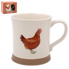 HEN MUG EMBOSSED