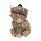 HIGHLAND COW TARTAN HAT