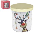 XMAS BUG ART RUDOLPH CANDLE