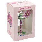 PINK LILIES GIN GLASS