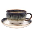 REACTIVE GLAZE CUP&SAUCER SET