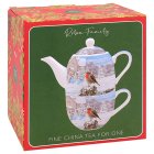 CHRISTMAS ROBINS TEA FOR ONE