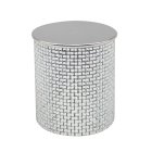 SILVER DIAMANTE CANDLE