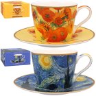 VAN GOGH CUP & SAUCER 2 ASST