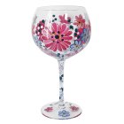 PINK GERBERA GIN GLASS