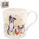 COLLIE & HENS MUG