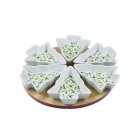 TREE DISHES WITH ROUND TRAY S3