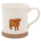 HIGHLAND COW MUG EMBOSSED