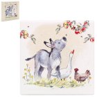 DONKEY GOOSE & HEN COASTER