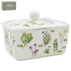 HERB GARDEN BUTTER DISH