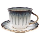 REACTIVE GLAZE CUP & SAUCER