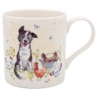 COLLIE & HENS MUG