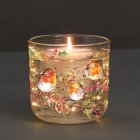 WINTER ROBINS LED GEL CANDLE