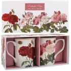 REDOUTE ROSE MUGS SET 2