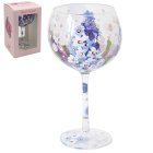 DELPHINIUMS GIN GLASS