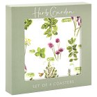 HERB GARDEN COASTERS SET 4