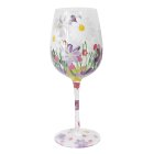 DAISIES WINE GLASS