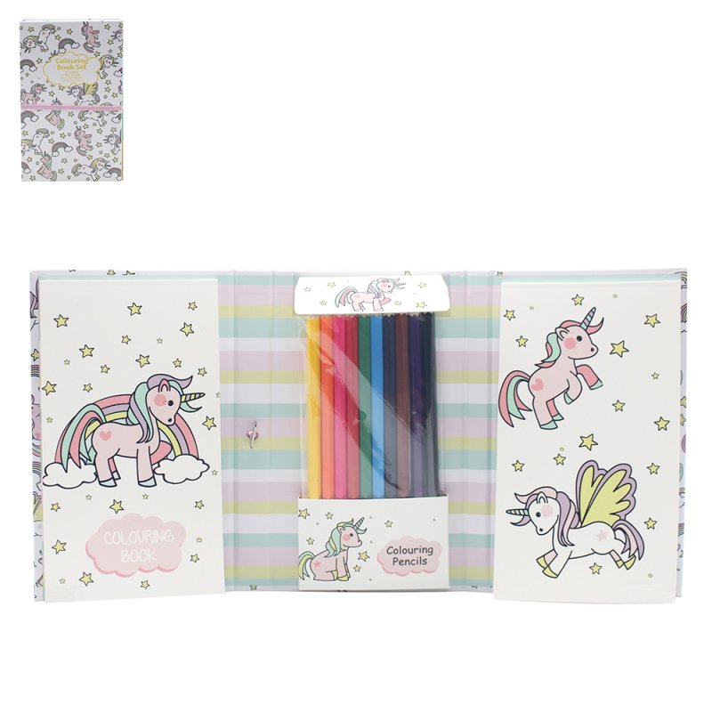 UNICORN COLOURING BOOK Lesser & Pavey