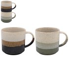 REACTIVE GLAZE STACK MUGS SET2