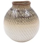 WEAVE VASE GREY 18CM