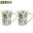 HERB GARDEN MUGS SET 2