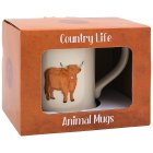 HIGHLAND COW MUG EMBOSSED