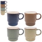 REACTIVE GLAZE STACKING MUG S4